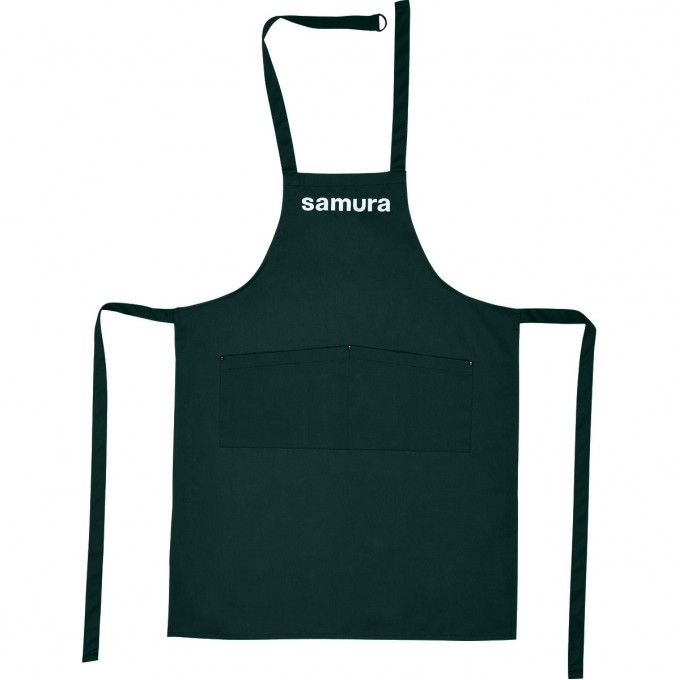 Фартук большой, темно-зеленый SAMURA SAP-01DGR