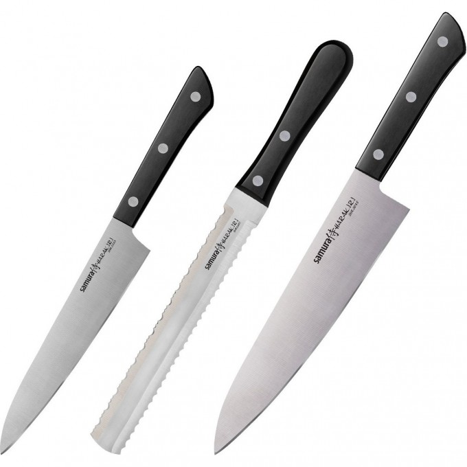 Набор из 3-х ножей SAMURA HARAKIRI SHR-0230B SHR-0230B/K