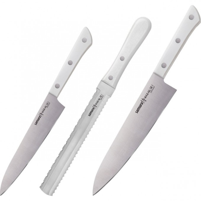 Набор из 3-х ножей SAMURA HARAKIRI SHR-0230W SHR-0230W/K