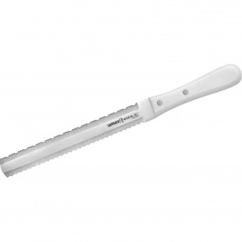 Нож для замороженных продуктов SAMURA HARAKIRI SHR-0057W (белая рукоять)