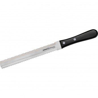 Нож для замороженных продуктов SAMURA HARAKIRI SHR-0057B/K (SHR-0057B/Y) (чёрная рукоять)