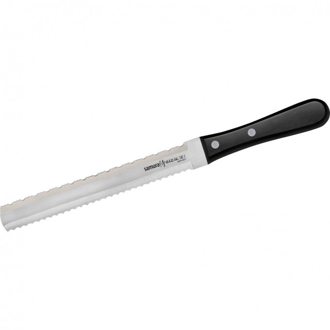 Нож для замороженных продуктов SAMURA HARAKIRI (SHR-0057B/Y) (чёрная рукоять) SHR-0057B/K