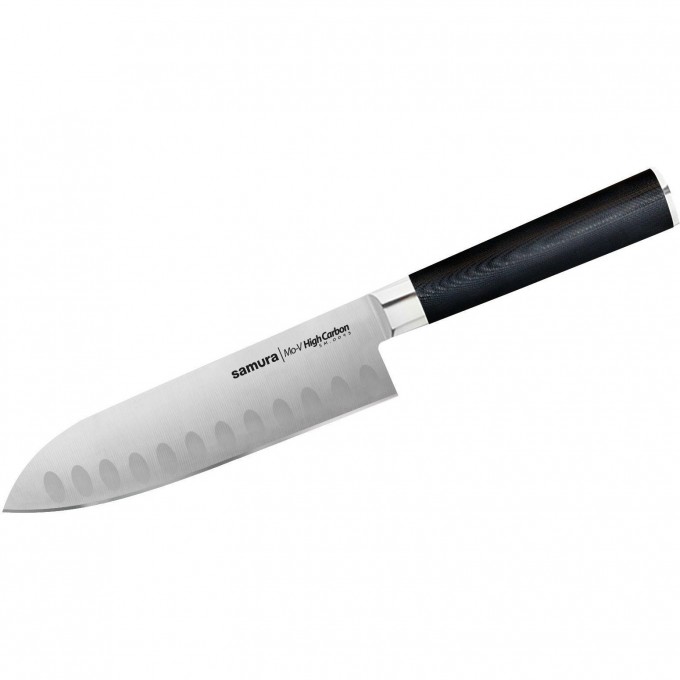 Нож кухонный "SAMURA MO-V" Сантоку 138 мм, G-10 SM-0093/K