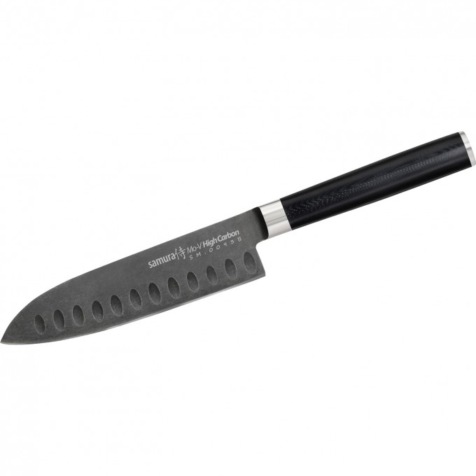 Нож кухонный SAMURA MO-V STONEWASH САНТОКУ SM-0093B SM-0093B/K