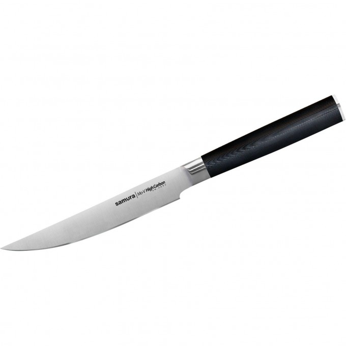 Нож для стейка SAMURA MO-V 120 мм, G-10 SM-0031/K