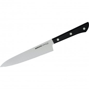Нож кухонный серрейтор SAMURA HARAKIRI SHR-0024B