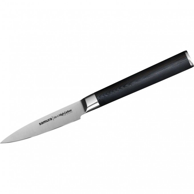 Овощной нож SAMURA MO-V 90 мм, G-10 SM-0010/K